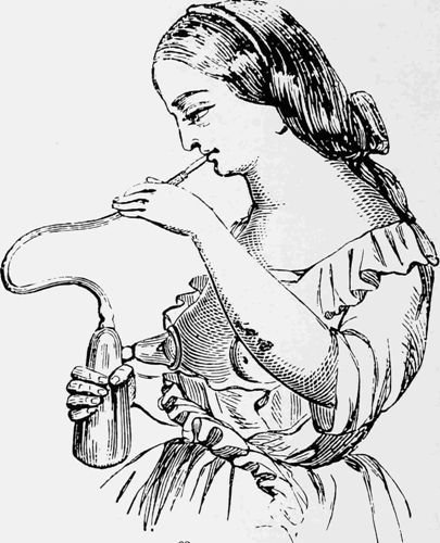 Victorian-era breast pump